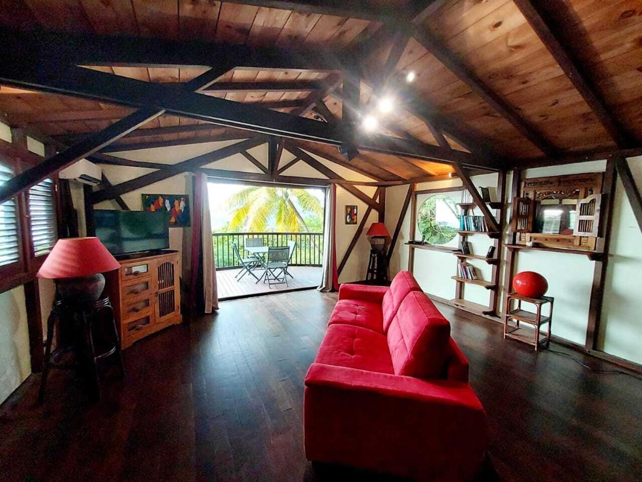 Villa Du Jardin Botanique, Ex. Propriete Coluche Deshaies Exteriör bild