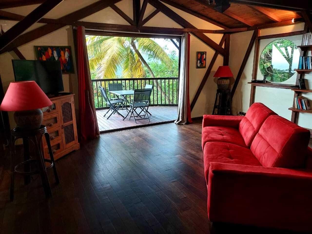 Villa Du Jardin Botanique, Ex. Propriete Coluche Deshaies Exteriör bild