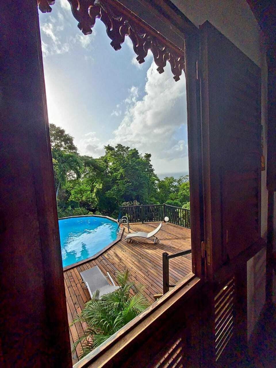 Villa Du Jardin Botanique, Ex. Propriete Coluche Deshaies Exteriör bild