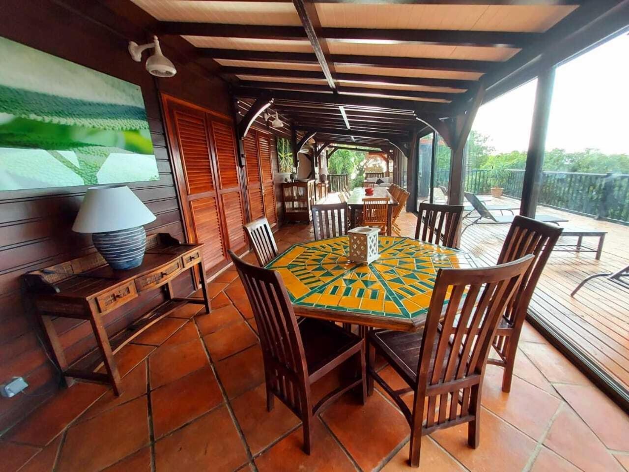 Villa Du Jardin Botanique, Ex. Propriete Coluche Deshaies Exteriör bild
