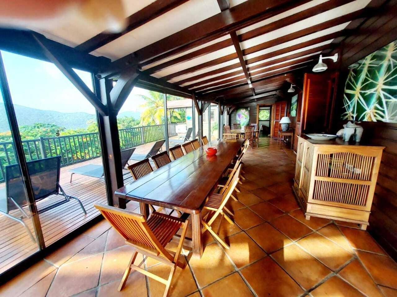 Villa Du Jardin Botanique, Ex. Propriete Coluche Deshaies Exteriör bild